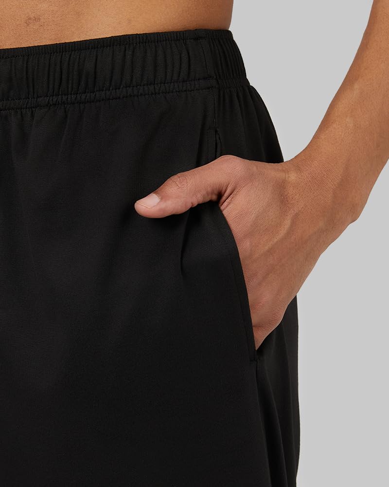 32 Degrees Cool Mens Knit Wicking Lounge Sleep Short, Black, Medium - Image 2